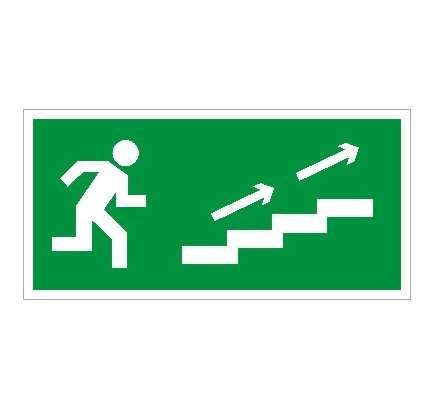 Пиктограмма 006 По лестнице вверх направо (200х200) PC-M (2шт) - 2502001210 Световые Технологии