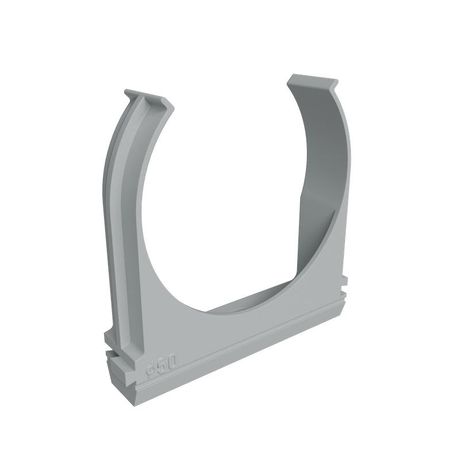 КМ LO67229 Крепеж-клипса для пластик труб d50мм сер (уп.20шт) КМ-Профиль