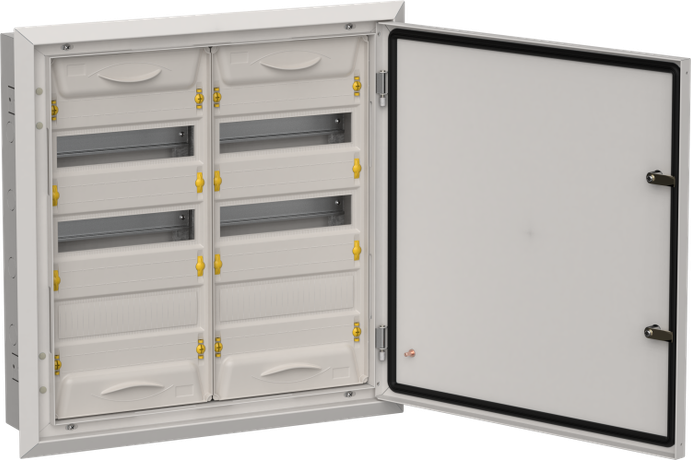 Корпус металлический ЩРв-72 (2х36) 630х625х130 IP31 сер. TITAN 5 IEK TI5-50-V-2X036-31-7035