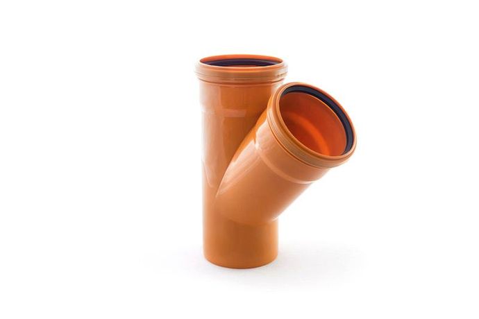 Тройник НК ПП 160/160х45 рыж. RTP 36507