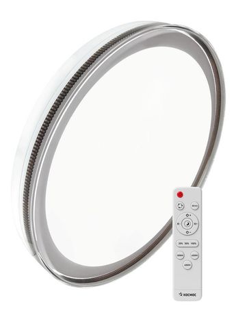 Светильник светодиодный PREMIUM LEGION 75Вт 230В 3000-6500К 6000лм IP40 485х85мм настенно-потолочный управляемый с пультом ДУ КОСМОС KSLegi75W