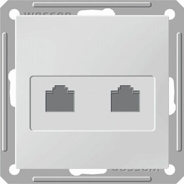Механизм розетки телеф. 2-м СП W59 1А бел. SchE RSI-251TT-1-86 (РСИ-251ТТ-1-86) Schneider Electric