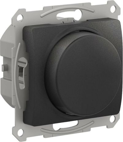 Механизм светорегулятора поворотно-нажимного Glossa LED RC 315Вт антрацит SchE GSL000730 APC
