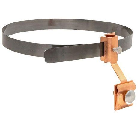 Держатель для труб универсальный D=(0-200)мм Cu и полоса нерж. cталь EKF PROxima | lp-33220-cu