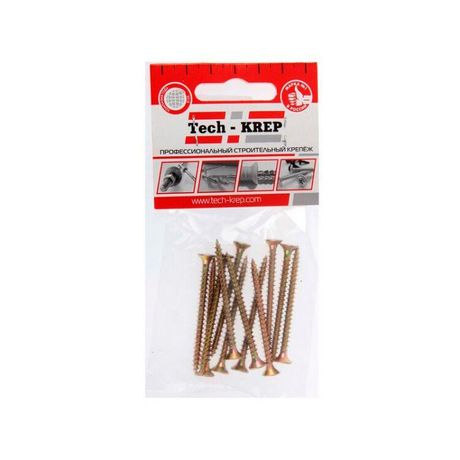 Саморез ШУж 3,5х50 пот. гол. (7 шт) - пакет ( 0,017 кг) | 102486 Tech-KREP
