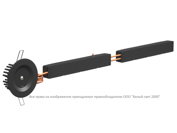 Светильник аварийный BS-ARUNA-83-L3-INEXI3 IP40 Black Белый Свет a31890