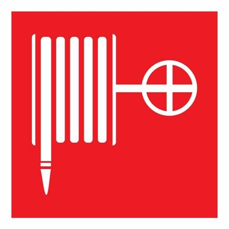 Наклейка Пожарный кран100х100 мм, REXANT - 56-0054 MEET