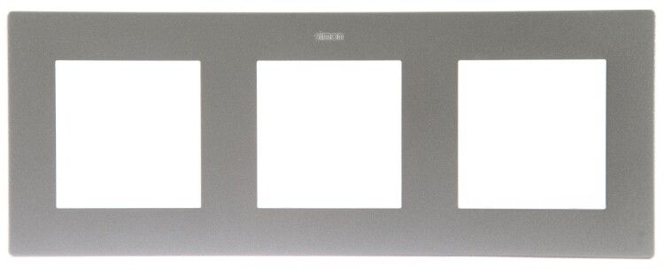 Рамка 3 поста, алюминий - 2400630-033 Simon