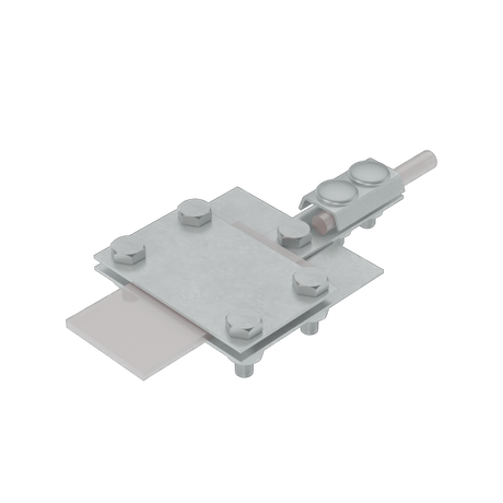 Универсальный контрольный соединитель полоса до 40 мм пруток Ø 5-8 HD | UKS-B40-D5-8 КМ-профиль KS-B40-D5-8 MA0078