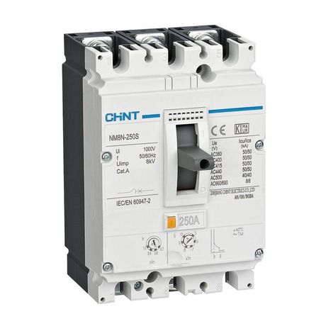 Выключатель автоматический защиты двигателя NM8N-250R M 250А 150кА 3P (R) | 271450 CHINT