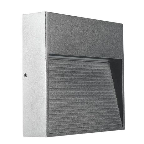 Светильник светодиодный уличный ДБУ-5w 4000К IP65 квадрат серый - 51953 FERON