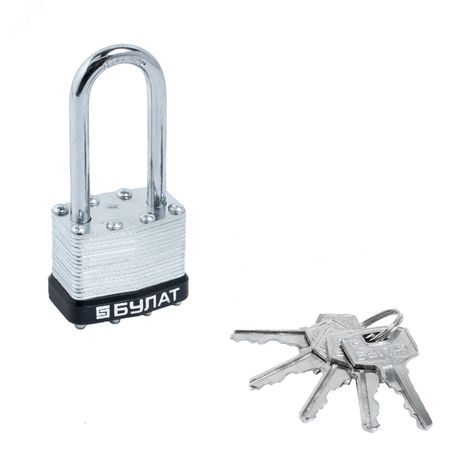 Замок навесной БУЛАТ ВС 0140-01 стальной 5кл. d=6мм - 13448 ПТК