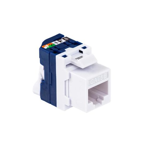 Модуль Keystone 1хRJ45 кат.5E UTP T568A/B без инструмента бел. Datarex DR-510020 Datarex арт. DR-510020
