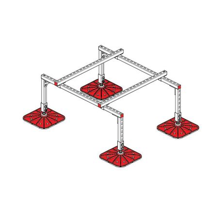Конструкция опорная для установки оборудования TECHNORAPTOR FOOT 1200х1000 KM-TR-F-SSEI-1200-1000 КМ TR0009 КМ-Профиль