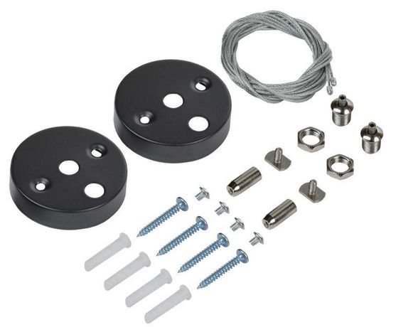 Комплект PRO для подвесного монтажа светильника светодиодного линейного черный - LTP-DCKD-KPM-K41 IEK