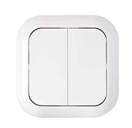 Выключатель 2-кл. СП 10А безвинтов. зажимы бел. Bylectrica С5 10-833