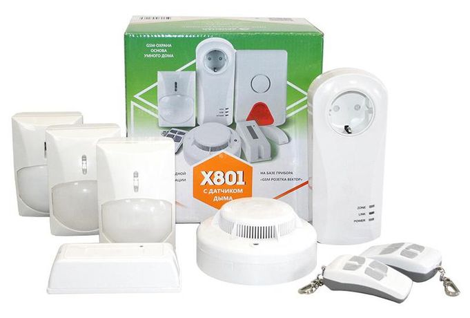 Комплект беспроводной GSM-сигнализации X-801 Сибирский Арсенал ЦБ000005282