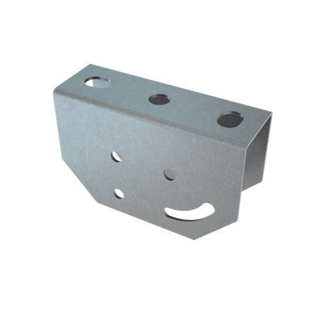 Универсальная потолочная скоба S:2,0 мм INOX304 | UPD КМ - профиль КМ-Профиль LO4567 INOX