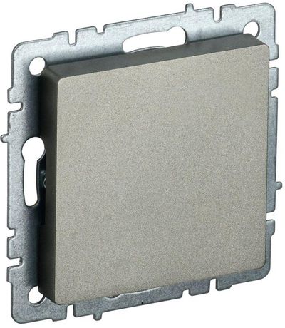 Заглушка c суппортом BRITE МЗ10-БрШ механизм шампань IEK BR-PL10-K37