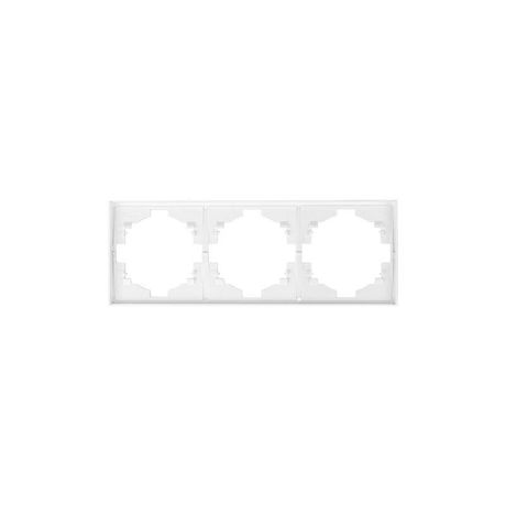 Рамка STRONG 3-постовая жемчуг | KR-78-0753-4 Kranz