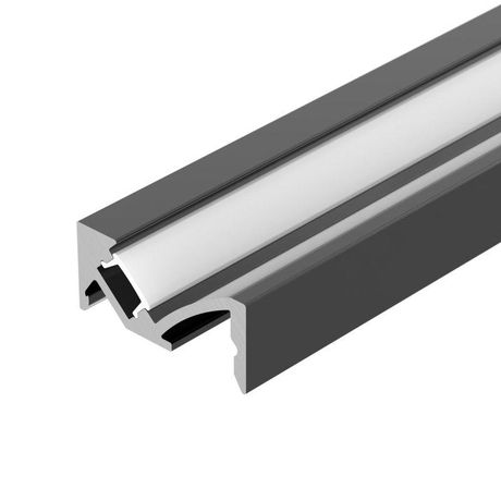 Профиль SL-BEVEL-W21-2000 ANOD BLACK (Arlight, Алюминий) - 043688
