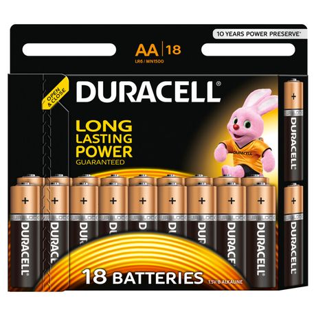 Элемент питания алкалиновый AA/LR6-18BL Basic (блист.18шт) Duracell Б0014448