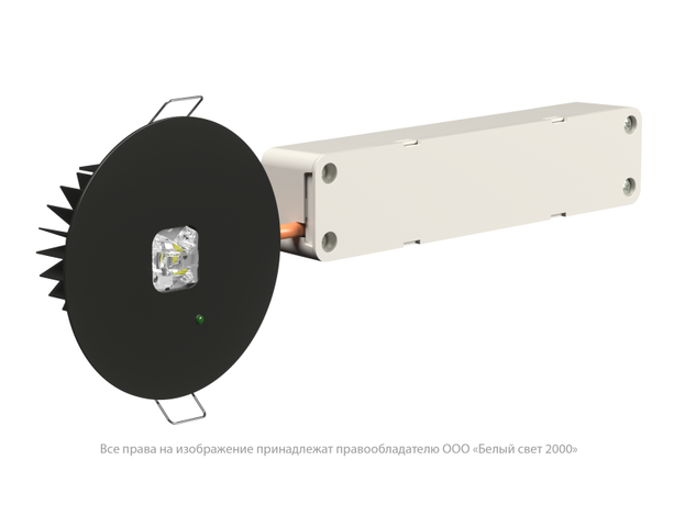 Светильник аварийный BS-RADAR-10-L2-24 Black Белый свет a23659