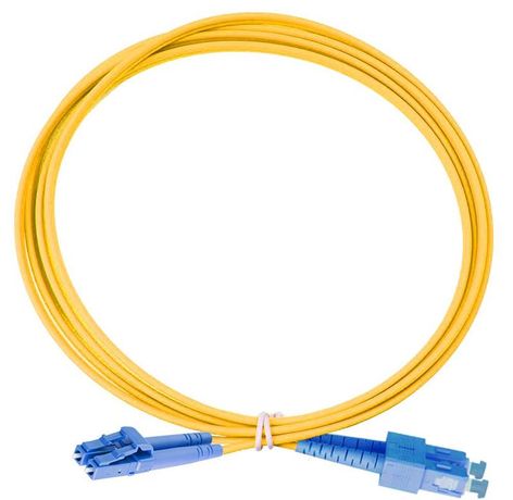 Оптический коммутационный шнур дуплексный, OS2, 9/125, SC-LC, 1 м | 41F-S2-SC-LC-01 Eurolan