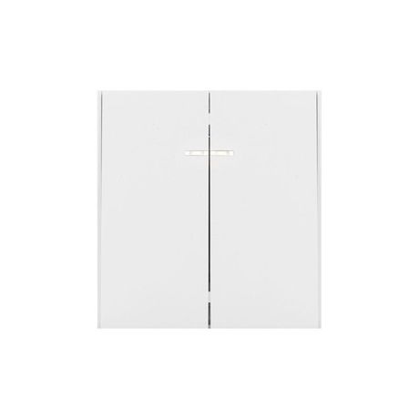 Выключатель 2-кл. СП STRONG MIELE 10А с подсветкой жемчуг Kranz KR-78-0714-4