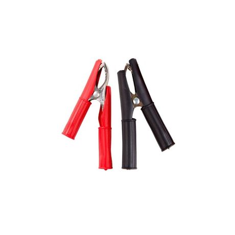 Зажим крокодил в изоляторе, длина 75 мм, ток 30A, 2 шт., пакет БОПП, REXANT - 16-0016-9 MEET