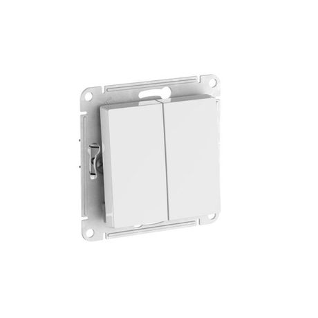 Выключатель 2-кл. AtlasDesign Aqua IP44 (сх. 5) 10AX быстрозажим. клем. механизм бел. SE ATN440151S APC