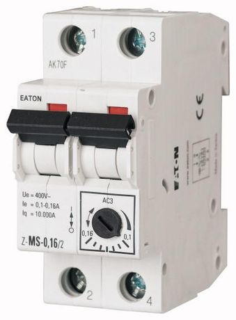 Выключатель автоматический для защиты двигателя Z-MS-1.6/2 EATON 248394