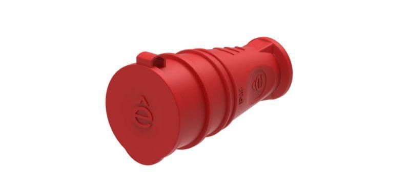 Розетка кабельная MultiSet 16А 2P+E 250В IP44 каучук красн. SE MST4402RD APC