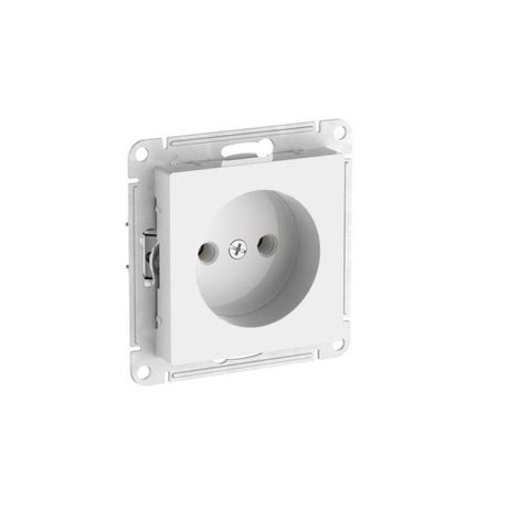 Розетка AtlasDesign 16А без заземл. шторок быстрозажим. клем. механизм бел. SE ATN000141S APC