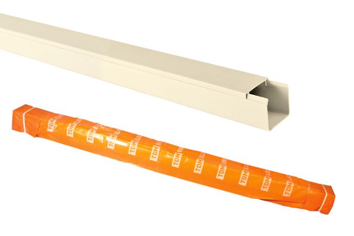 Кабель-канал 12х12 слоновая кость (140м) | SQ0402-0501 TDM