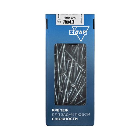 Саморез ШСГМ 4.2х75 (уп.100шт) Tech-Krep/Zitar 102135