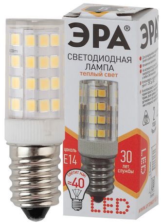 Лампа светодиодная LED 5 Вт 400Лм 2700К капсула теплый E14 170-265В T25-5W-CORN-827-E14 Standart - Б0033030 ЭРА