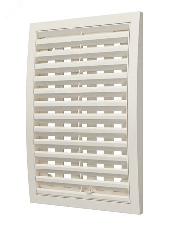 Решетка вентиляционная регулируемая, из ABS пластика 200х300 - 2030РРП Ivory ЭРА 18029