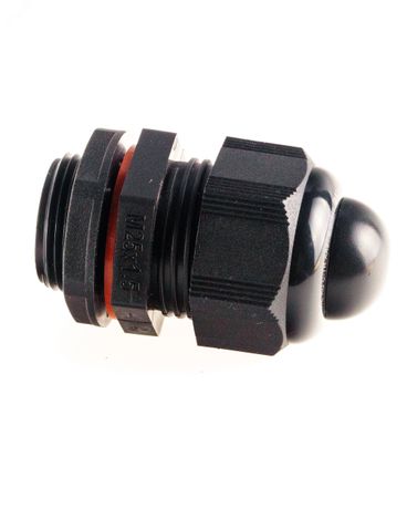 Кабельный ввод взрывозащищенный М25х1,5 с уплотнением для небронированного силового кабеля 10-18мм, уплотнительным кольцом и контргайкой, полиамид - Extherm BM-X6S-LP (DS)