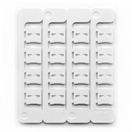 Маркировка бабочка Dкаб=1.9-4.1мм L=18мм,(16шт на пластине) - BF181941 ДКС