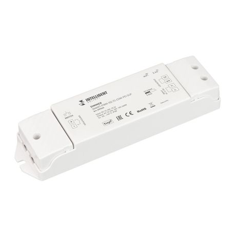 Пластик 5 лет) | 037422 Arlight INTELLIGENT Диммер SMART-PWM-102-72-CDW-PD-SUF (12-36V 2x5A TUYA Wi-Fi 2.4G) (IARL IP20