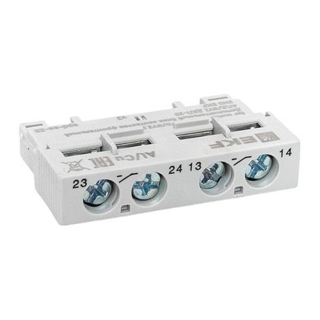 Дополнительный блок контактов фронтальный АПД/GV2 ДКП-20 2НО | apd-ae-20 EKF