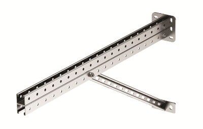 Консоль для тяжелых нагрузок 900мм с укосиной, горячеоцинкованная | BBS4190HDZ DKC ДКС