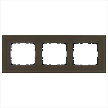 Рамка 3-м G-Glass стекло каперсовый Jasmart G1003GT