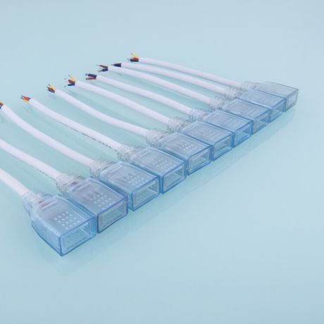 Коннектор для ленты Premium LS012 220V 5050 RGB односторонний гибкий (10 pkt) (PSL-08) | a041344 Elektrostandard