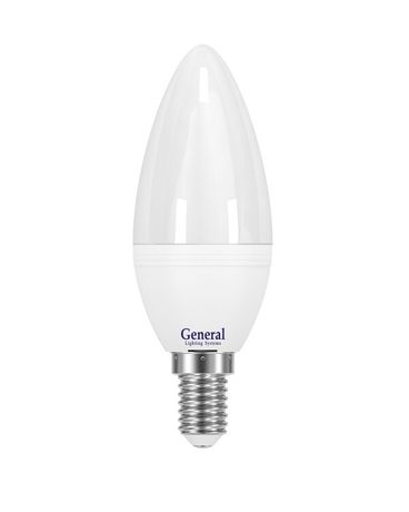 Лампа светодиодная LED 7Вт Е14 220В 4500К GLDEN-CF-7-230-E14-4500 | 638000 General