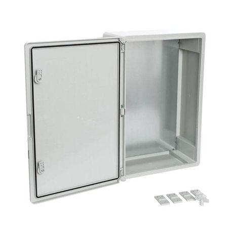 Корпус пластиковый с монтажной панелью ЩМП IP65 серая дверь 600х400х200 | PR08.26486 Промрукав Строитель