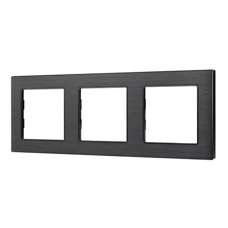 Рамка алюминиевая FRM-PRESTO-ALS-3-BK Arlight 043857