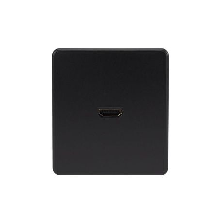 Розетка СП ROUND HDMI IP20 оникс Kranz KR-78-0730-3 Kranz арт. KR-78-0730-3