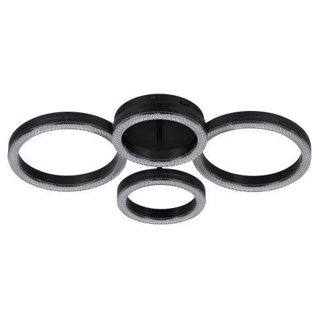 Светильник светодиодный Flora 6191-201 LED 75Вт 3000-6000К потолочн. черн. с пультом Rivoli Б0068425 ЭРА